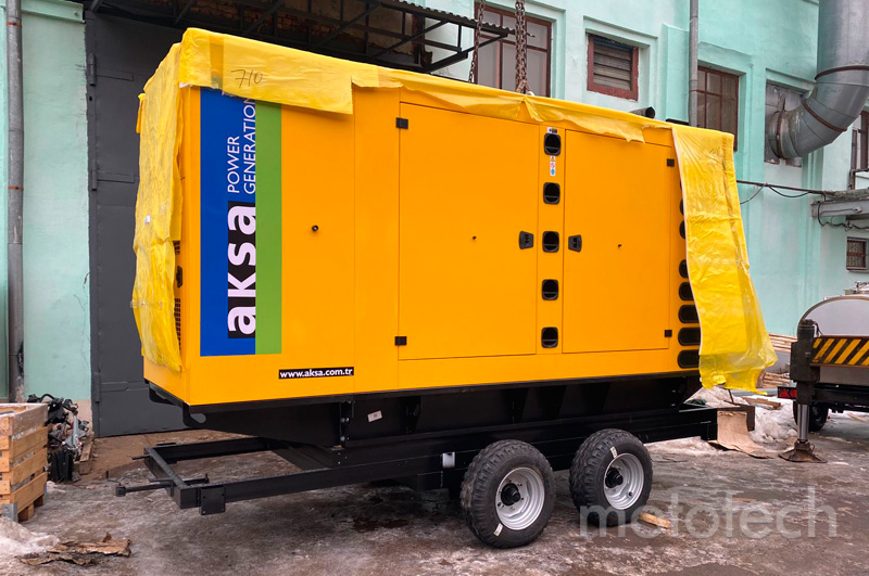 Генератор AKSA AD-710 для резервного электроснабжения центра обработки данных (ЦОД) в г. Москва.
